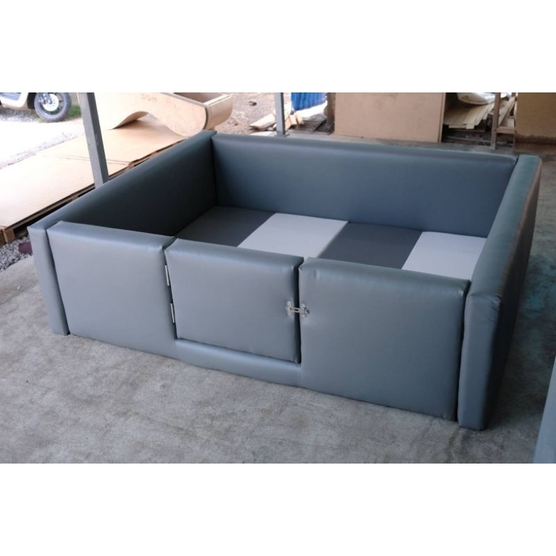 คอกเด็กมีประตู คอกนวม 👶 เบาะกันกระแทก แผ่นรองคลาน - รูปที่ 2