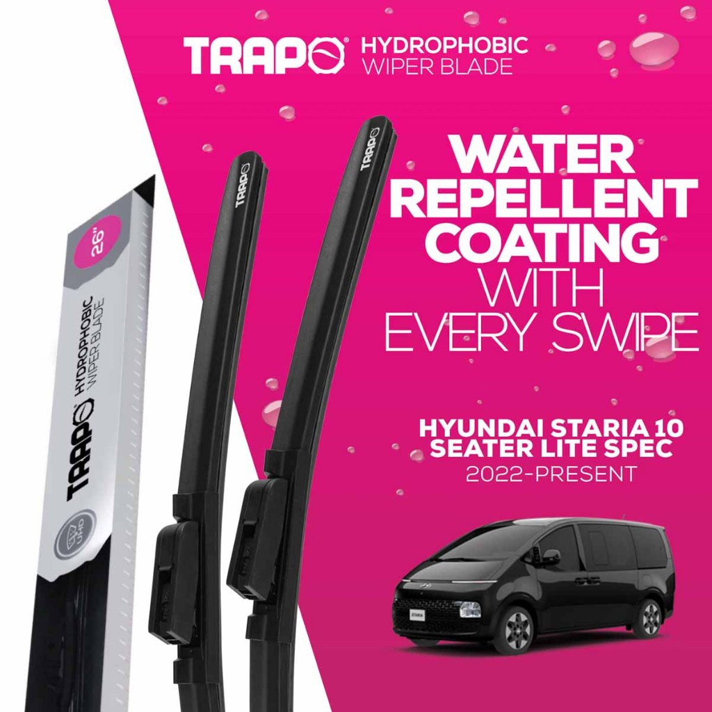 ที่ปัดน้ำฝน Trapo Hydrophobic Hyundai Staria (2022-ปัจจุบัน) 1 Set