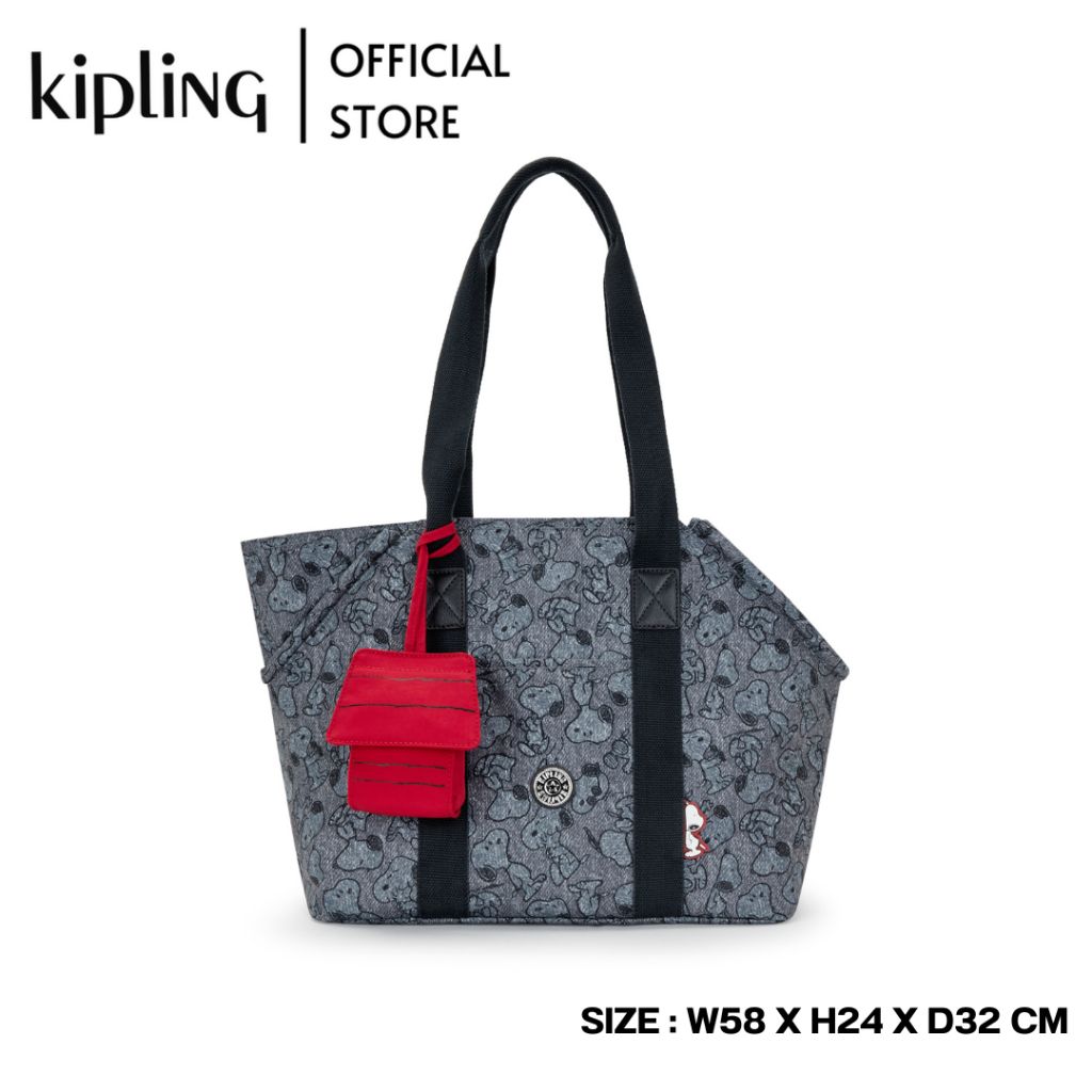 กระเป๋า KIPLING รุ่น ART M PET BAG สี Doggy Denim Prt Kipling x Peanuts Snoopy