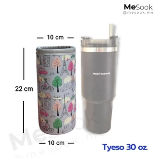 MeSook ปลอกแก้วเก็บความเย็น​ กระเป๋าใส่แก้ว​เก็บความเย็น ถุงใส่แก้วเก็บความเย็น (ขนาดใส่แก้วพลาสติก Yeti และTyeso)