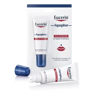 Eucerin Aquaphor SOS LIP CARE 10 ML. ยูเซอรีน อควาฟอร์ เอสโอเอสลิป แคร์