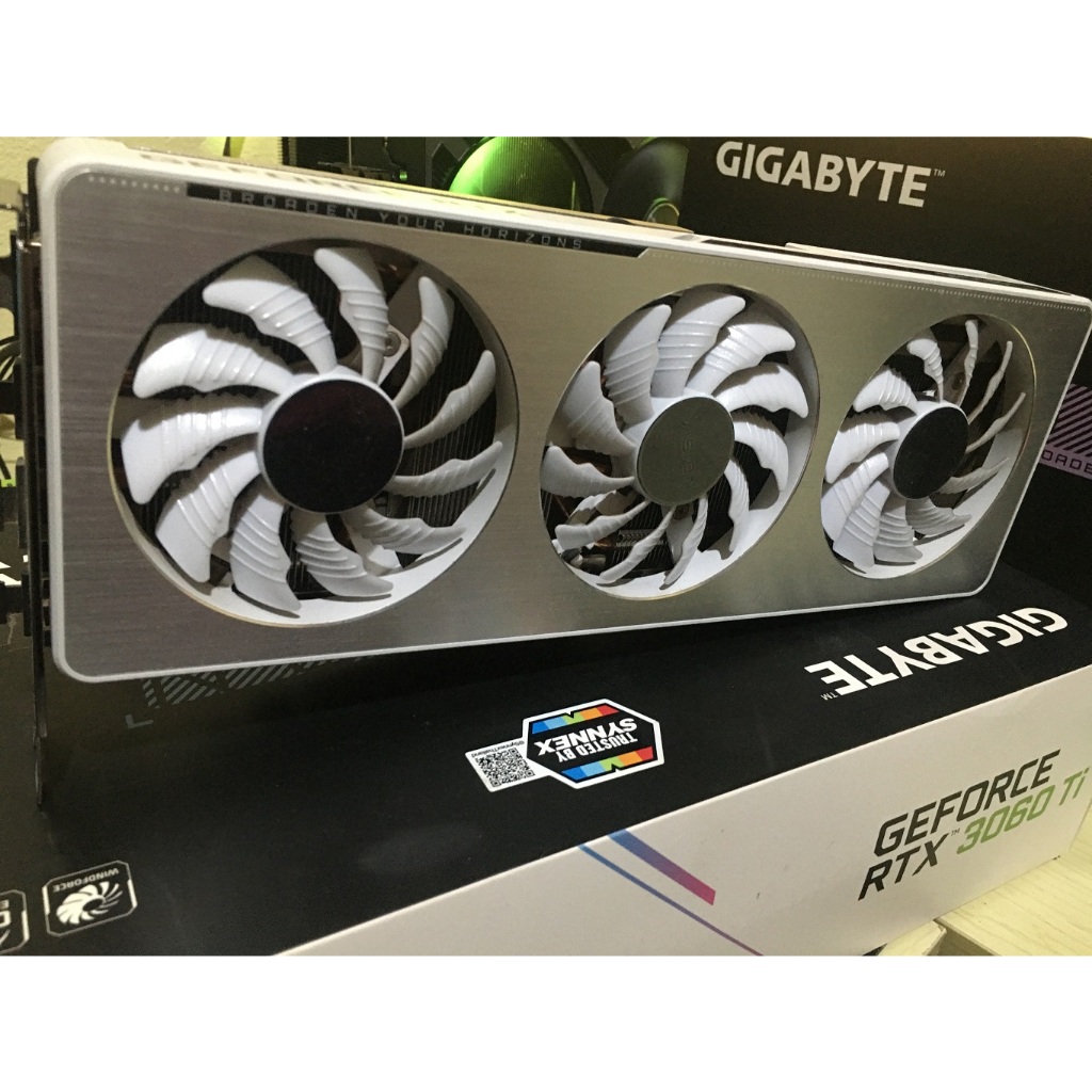 GeForce RTX 3060 Ti VISION OC 8G [มือสอง ][สีขาวสวย ๆ กล่องครบ] [***ประกันถึง Advice 24/09/24***]