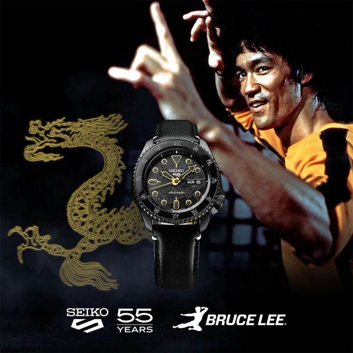 Seiko 5 Sports 55th Anniversary Bruce Lee Limited Edition รหัส SRPK39K เครื่องศูนย์ไทย
