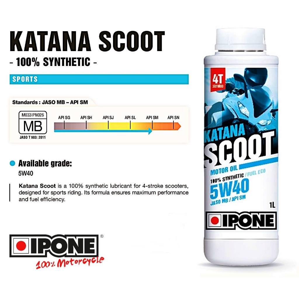 🔥ของแท้🔥 น้ำมันเครื่อง IPONE 5W-40 สังเคราะห์ 100% Synthetic