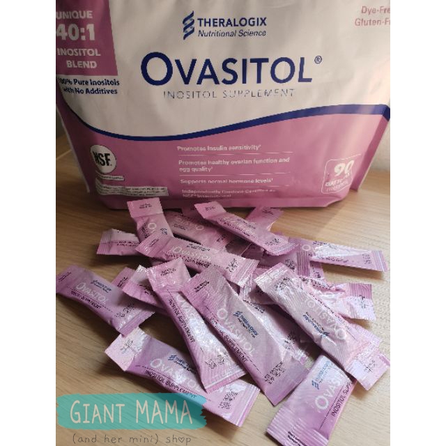 OVASITOL (ขนาดทดลองกิน) สำหรับผู้ที่ต้องการบำรุงไข่ให้สมบูรณ์ หรือมีภาวะ PCOS