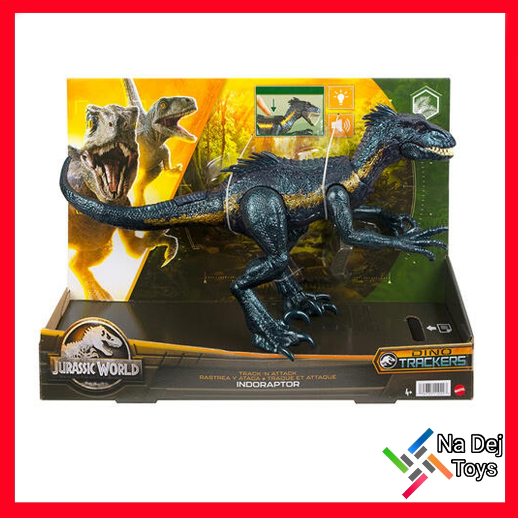 Mattel Jurassic World Track N' Attack Indoraptor จูราสสิค เวิร์ลด์ แทรค แอนด์ แอทแทค อินโดแรปเตอร์ ฟิกเกอร์