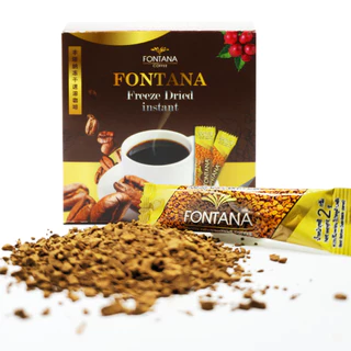 Fontana Prince Gold Freeze Dried Coffee 2g x 24 Sachets ฟอนทาน่า กาแฟสำเร็จรูป 2 กรัม 24 ซอง