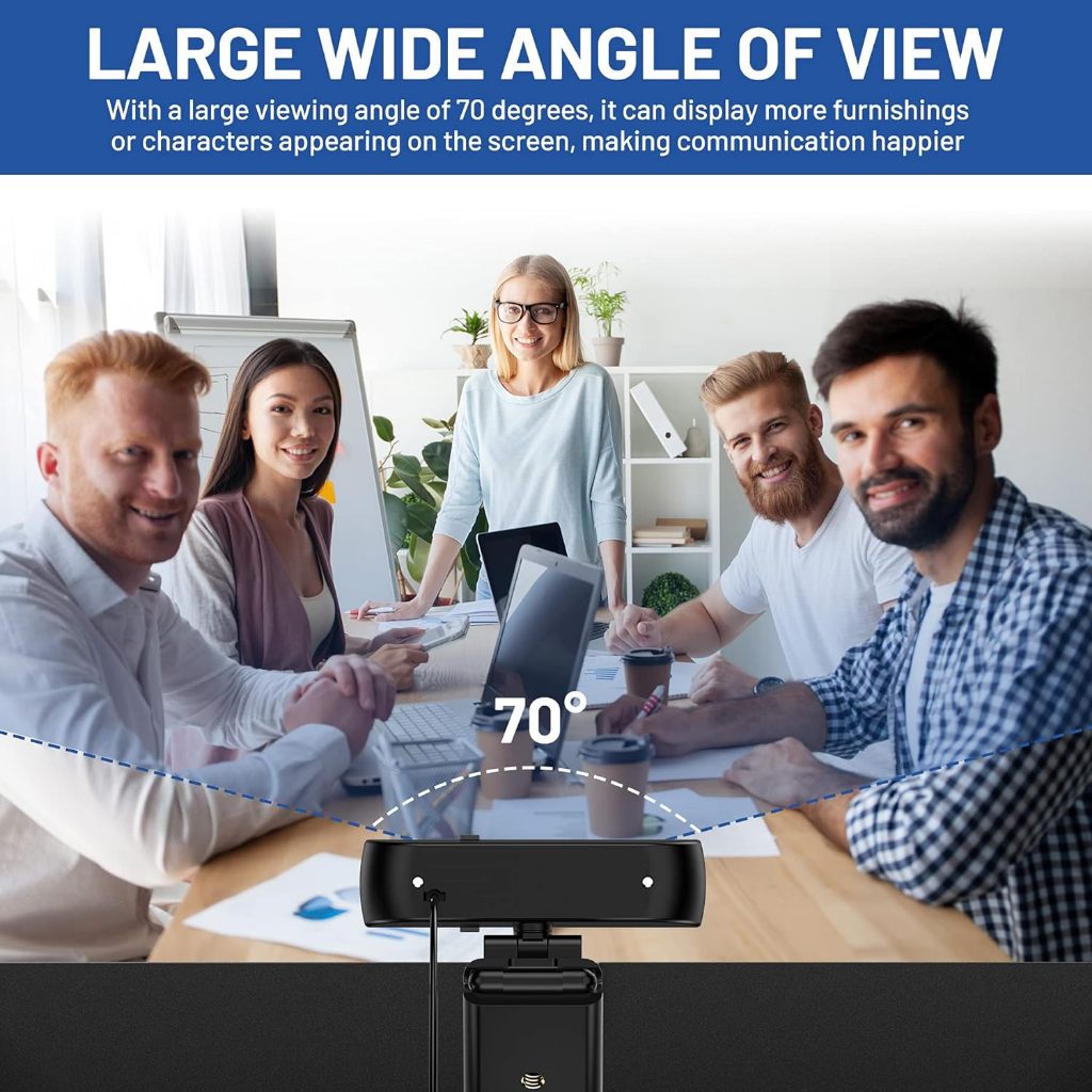 Hale กล้องเว็บแคม 2K 4K WEBCAM FULL HD ไลฟ์สดแนวตั้งได้ กล้องสตรีมเกมส์ ไลฟ์สด ประชุม V13 V14 4K