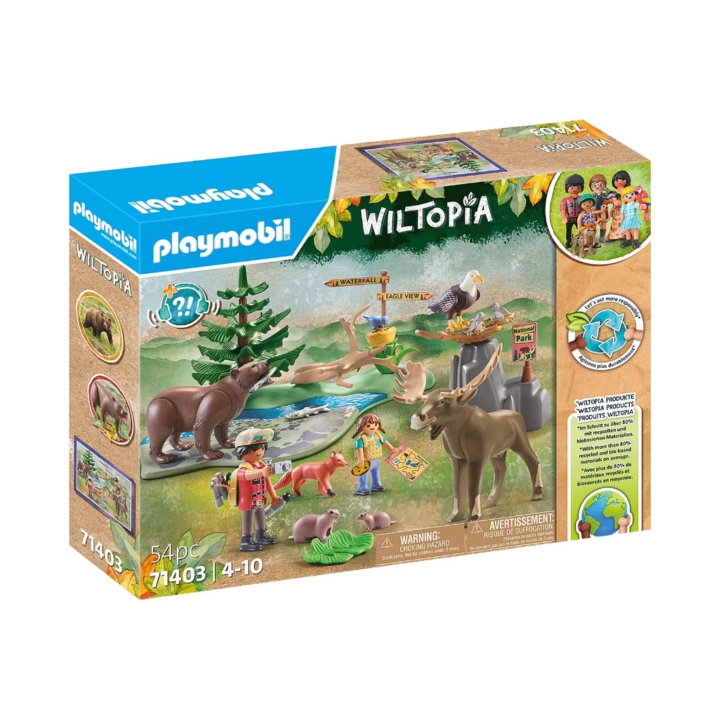Playmobil 71403 Wiltopia North American Animals Excurs แอคชั่นฟิกเกอร์ เอ็กซคลูซีฟ วิลโทเปีย เที่ยวช
