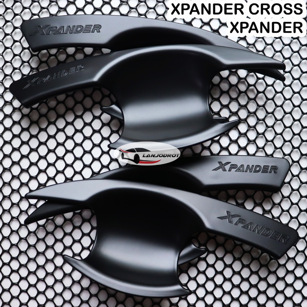 MITSUBISHI XPANDER 2018 2019 XPANDER CROSS ถาดรองมือเปิด เบ้ารองมือเปิดประตู สีดำด้าน