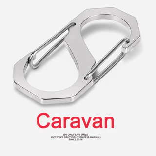 Caravan Crew Metal Clasps Key Chain Ring Holder Outdoor Camping Snap Buckles