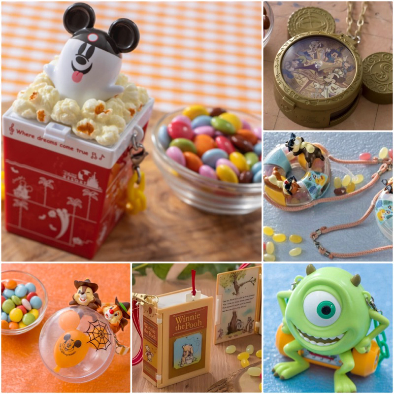 🏰 TDR: Tokyo Disneyland Gummy Candy Snack Case Collection 2 - กระปุกลูกอม