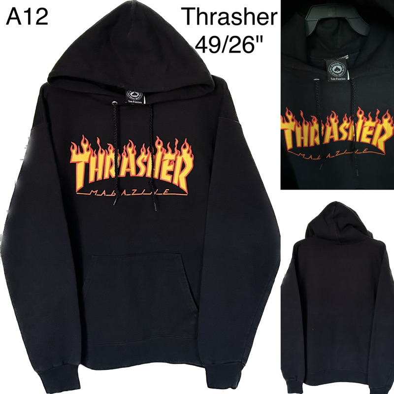 เสื้อสเวตเตอร์ฮู้ด มือสอง🥈🎉Thrasher🎉