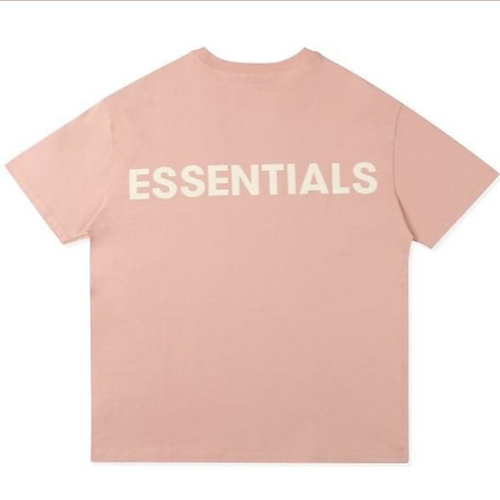 ESSENTIALS BACK LOGO 3M REFLECTIVE TEE (PINK)