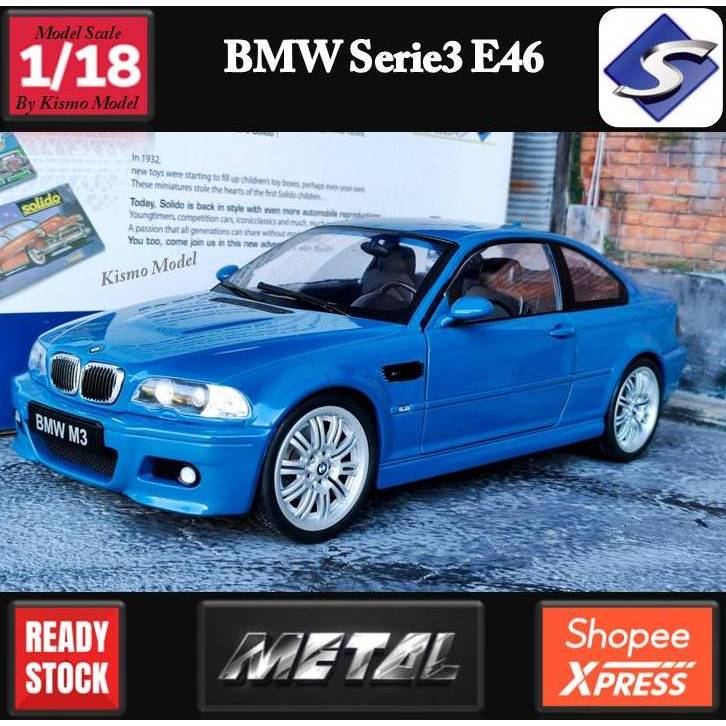 โมเดลรถE46 BMW E46 solido model ขนาด สเกล scale 1:18 1/18 ราคา โมเดลรถของขวัญ