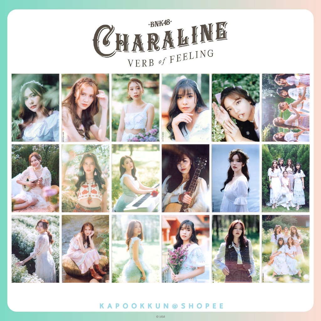 [คอมพ์] BNK48 Photoset Charaline Verb of Feeling ชราไลน์ CRL Fanmeet Orn Kaew Tarwaan Noey Namneung