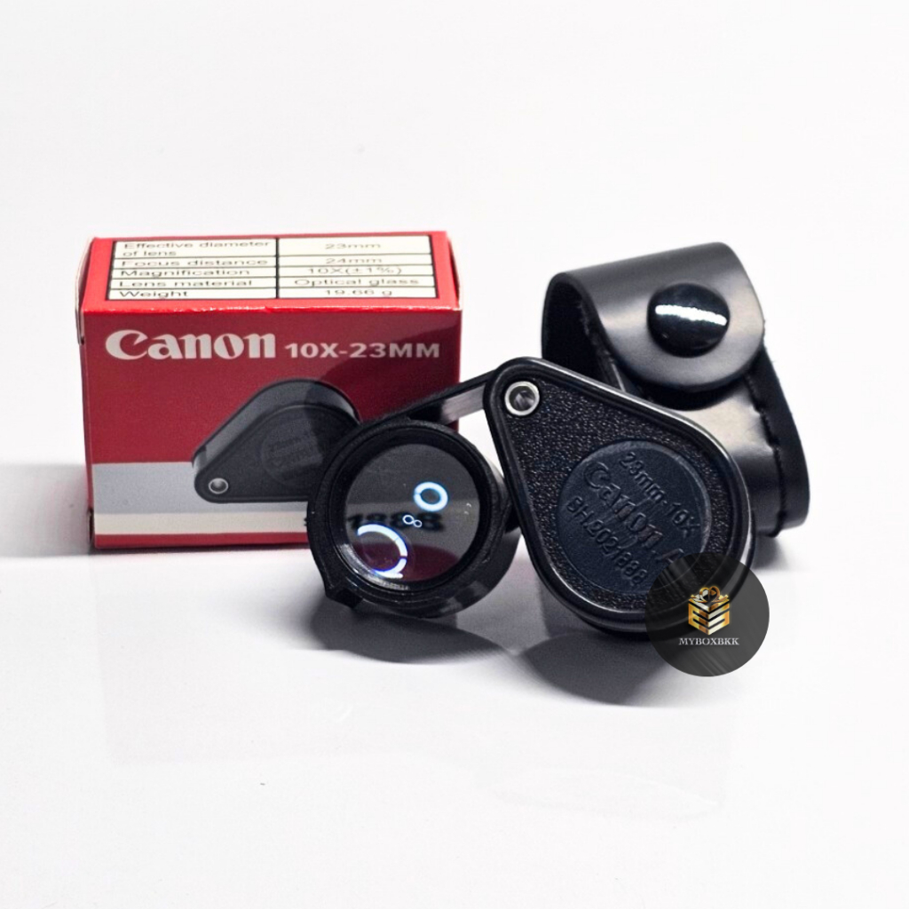 กล้องส่องพระ/ส่องเพชรพลอย Canon 10x23mm บอดี้พลาสติกเน้นส่องนานๆสบายตา