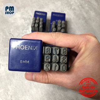PHOENIX เหล็กตอกตัวเลข มีหลายขนาด ตั้งแต่ 2 mm ถึง 10 mm  เห…