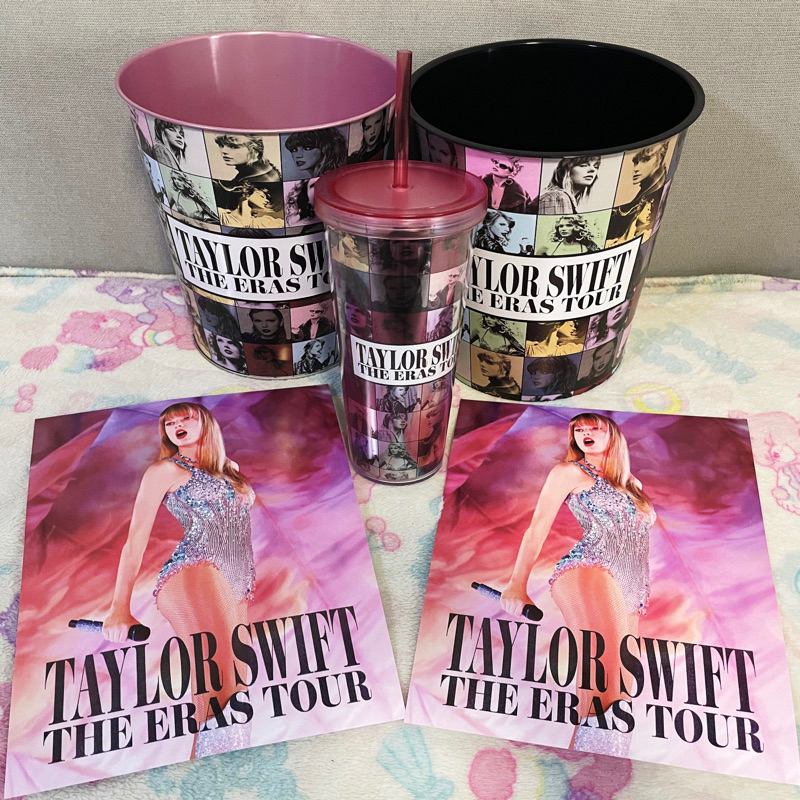แก้วน้ำ ถังป็อปคอร์น TAYLOR SWIFT THE ERAS TOUR COMBO SET (SF-Major)
