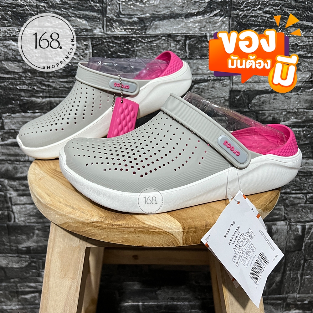รองเท้าCrocs lintride เพื่อสุขภารุ่นขายดีเพิ่งมาใหม่ รองเท้าแตะหัวโต ใส่ได้ทั้งผู้หญิงและผู้ชายมีไซด์ 36 ถึง 45
