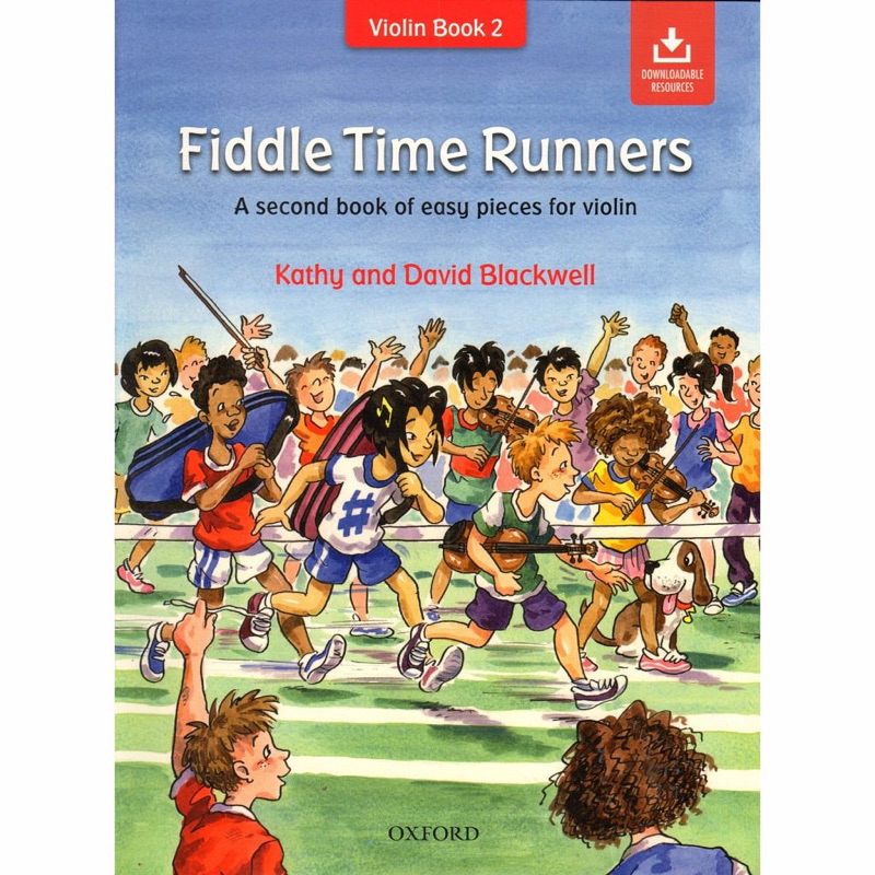 หนังสือไวโอลินFiddle Time Runners Violin Book 2 + Audio Download