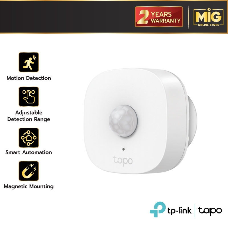 TP-Link Tapo T100 Smart Motion Sensor เครื่องตรวจจับการเคลื่อนไหวอัจฉริยะ เซนเซอร์ตรวจจับการเคลื่อนไหว รับประกัน 2 ปี