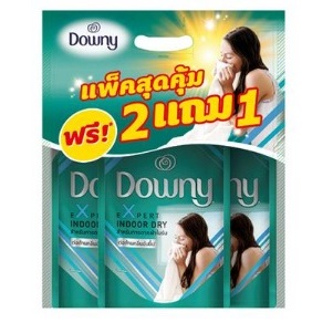 รีฟิลน้ำยาปรับผ้านุ่ม DOWNY ตากผ้าในร่ม 490 มล. 2แถม1
