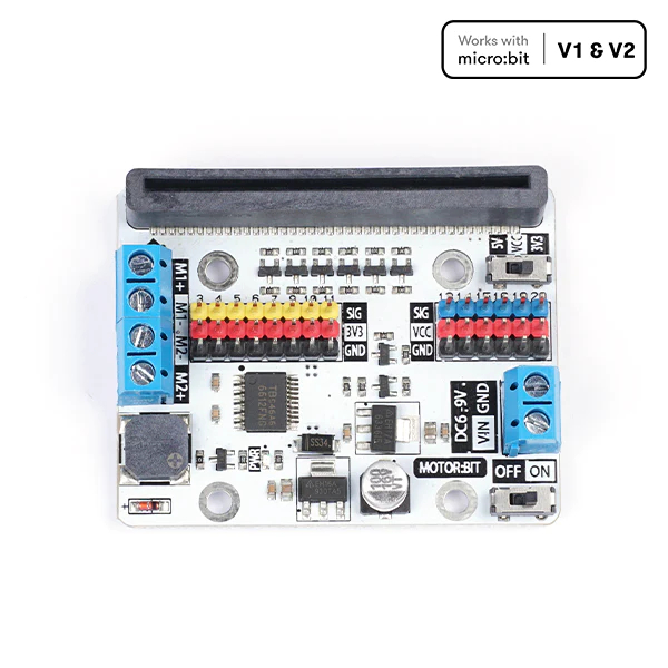 บอร์ดขยาย Motor:bit สำหรับ micro:bit  (ไม่รวม micro:bit) แบรนด์ ELECFREAKS สำหรับ Maker และนักประดิษ