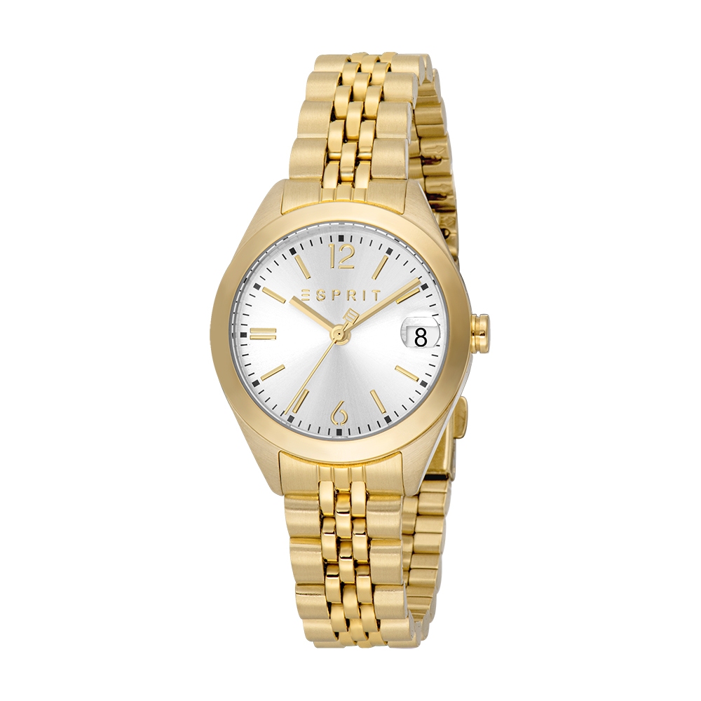 Esprit นาฬิกาข้อมือ คอลเลคชั่นใหม่ สีทอง รุ่น ES1L388M0045 สายสแตนเลส นาฬิกาข้อมือผู้หญิง นาฬิกาข้อมือผู้ชาย