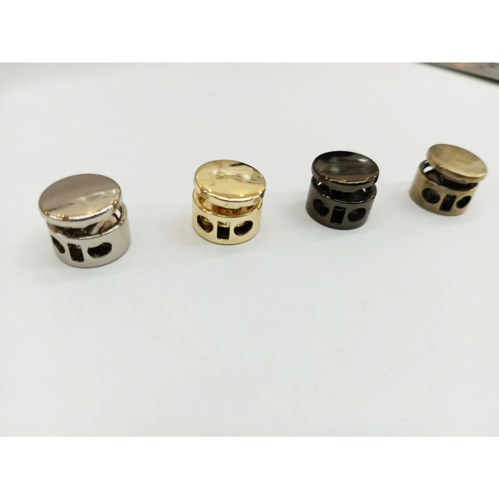ปลีก/ส่ง.. (1ชิ้น) สต็อปเปอร์ซิงค์อัลลอย 14mm. ตัวหยุดเชือก ปรับสาย ทำสายคล้องแมส (AC5480-2)