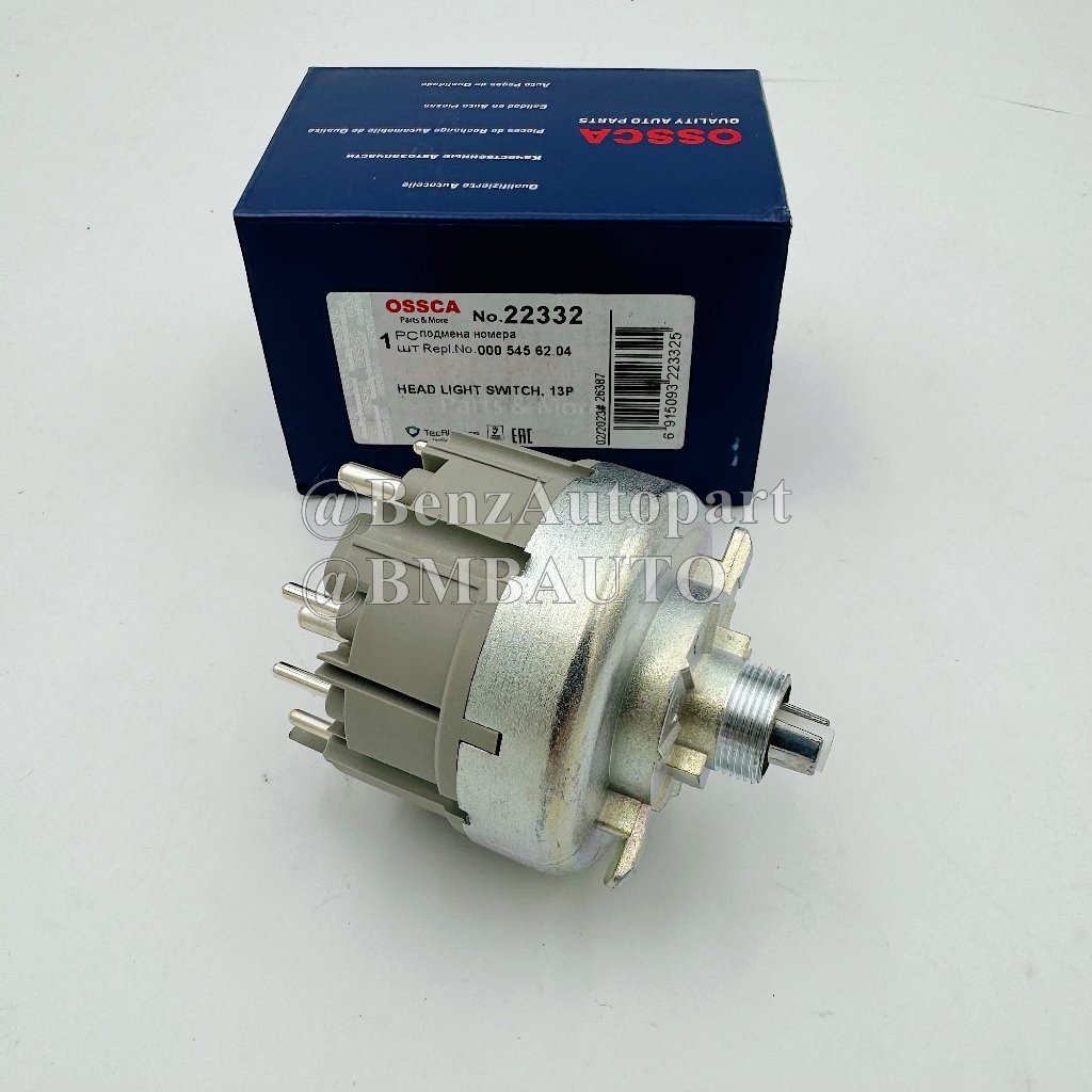 BENZ สวิทช์ไฟหน้า W124 W202 W126 R129 เบอร์ 000 545 62 04 ยี่ห้อ OSCCA