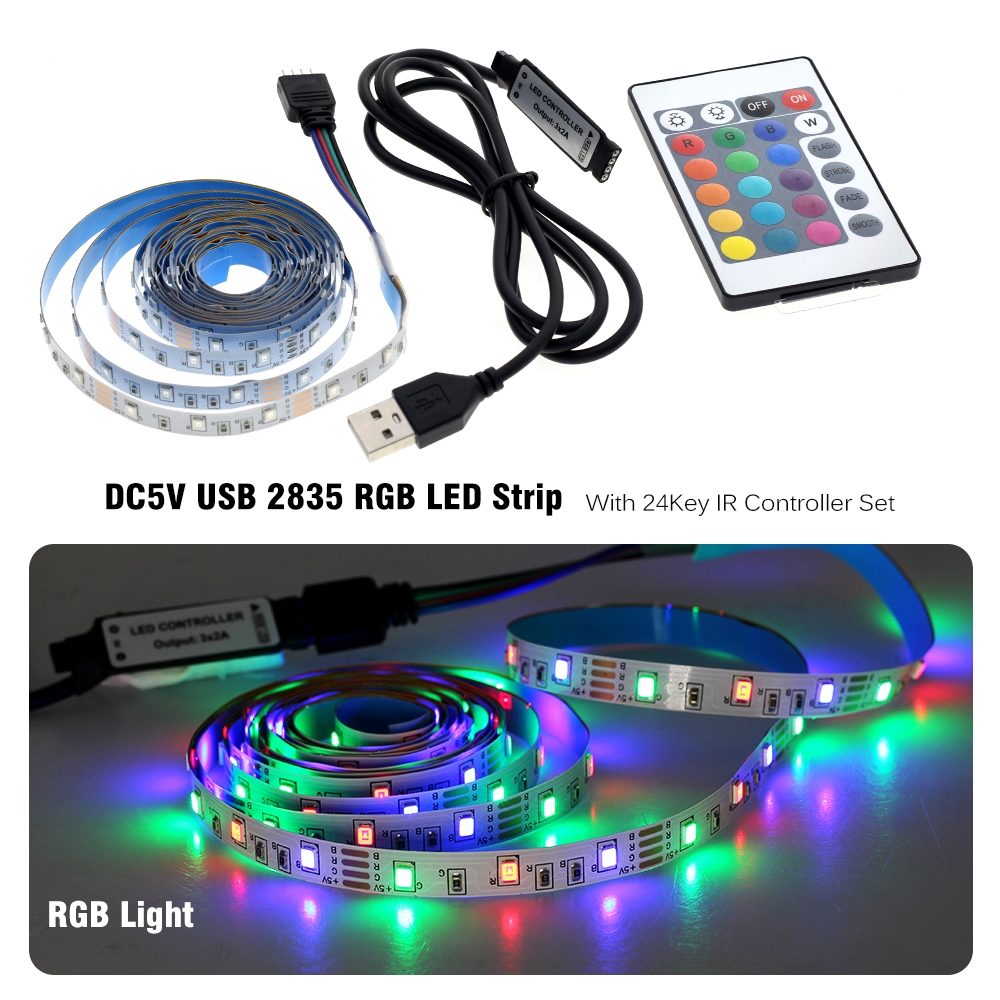 ไฟเส้น USB หลายสี LED 2835 5V นำไฟตกแต่ง ไฟปีใหม่ ไฟเส้นสายยาว ไฟติดห้อง ยืดหยุ่น  เปลี่ยนฟรี มี 9 สี ให้เหลือก  5M/ 10M - รูปที่ 2