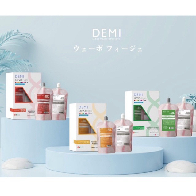 DEMI UEVO FIGE น้ำยาดัดเย็น  เดมิ อุเอโวะ ฟิเก้ นวัตกรรมแบบ F-Sustem 400ml