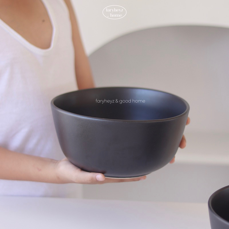 ชามเซรามิคใบใหญ่ยักษ์ คลุกสลัด ยำ giant bowl | faryheyz
