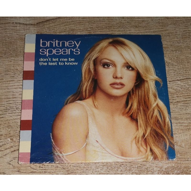 Britney Spears ซีดี CD Single Don't Let Me Be The Last To Know Cardsleeve EU Edition