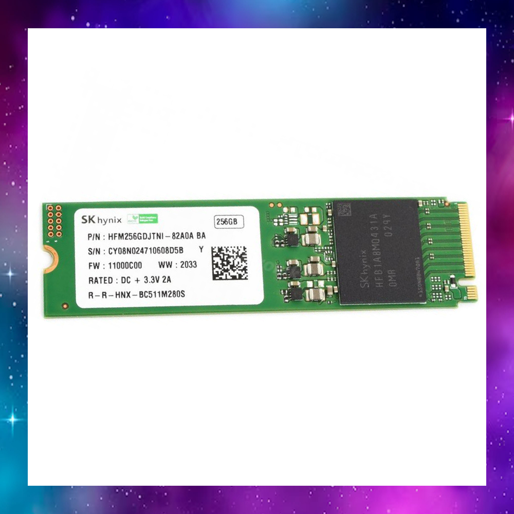 256 GB SSD (เอสเอสดี) - SK HYNIX BC511 PCIE GEN3 x4 NVMe ใช้งานปกติ