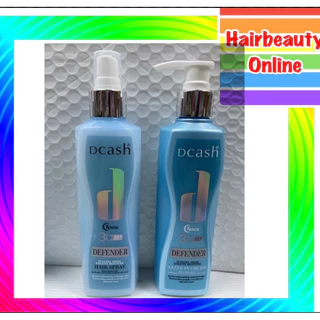 Dcash #ดีแคช ดีเฟนเดอร์ 2ชนิด สเปรย์ หรือ ครีม Defender 3D extra shine keratin ปกป้องเส้นผม