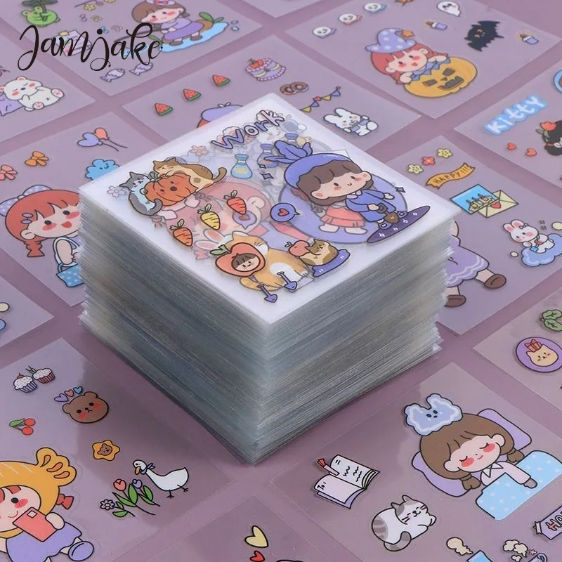 jamjake สติ๊กเกอร์ การ์ตูน กันน้ำ DIY ลายสุดน่ารัก แต่งไดอารี่ ตกแต่งสมุด ตกแต่งให้น่ารัก