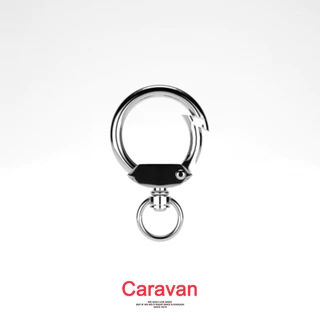Caravan Crew Keychain 2.9cm วัสดุโลหะ ประเภทแหวน