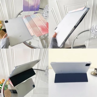 🔥ส่งจากไท🔥ภาพวาดสไตล์สีหมึก เคส for iPad air7 2025 gen 9 Gen 11 10 2022 เคสไอแพด Air4 5 10.9 11pro Case พร้อมถาดใส่ปากกา
