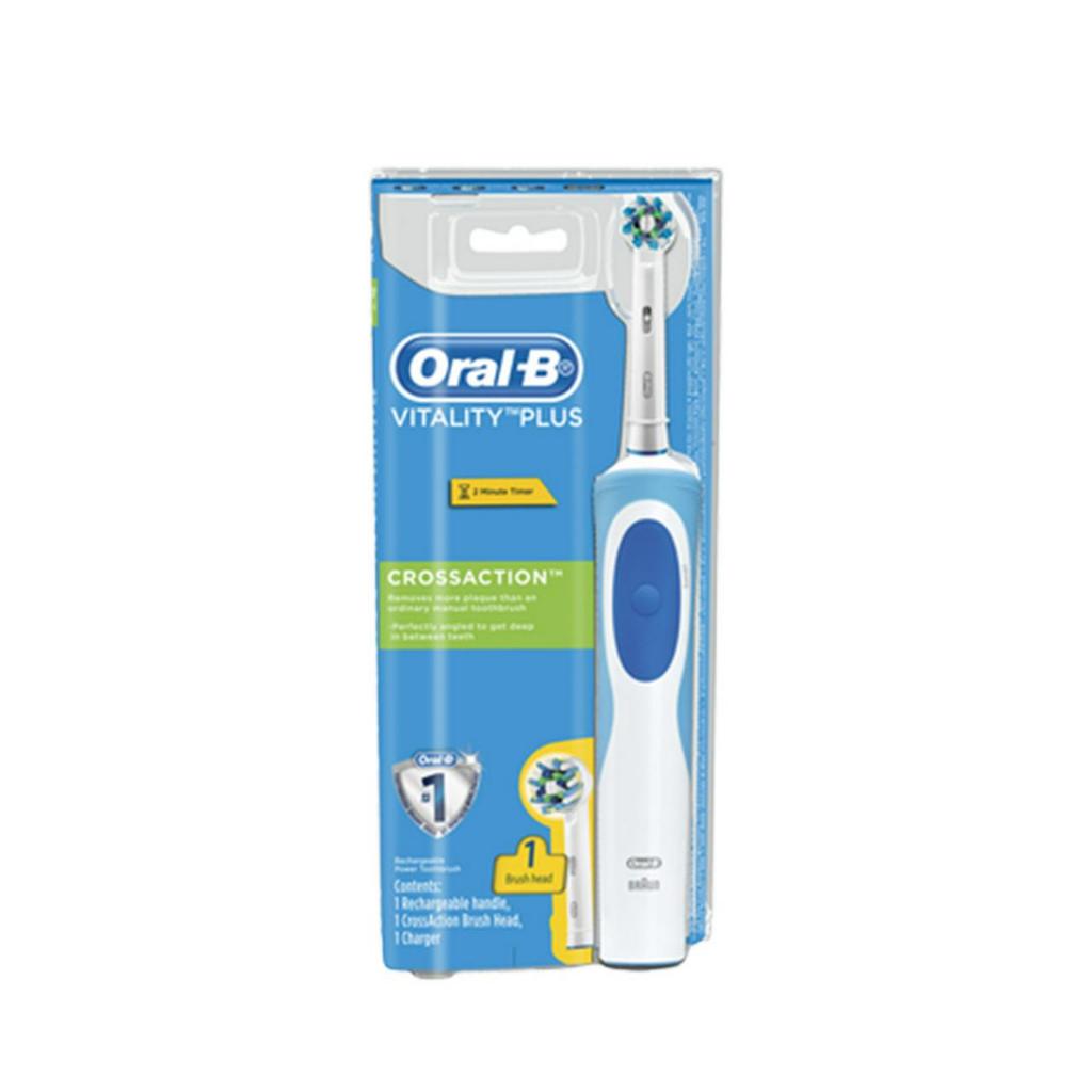 Oral-B Vitality Plus Crossaction ออรัล-บี ไวทาลิตี้ พลัส แปรงสีฟันไฟฟ้า รุ่น ครอสแอ็คชั่น