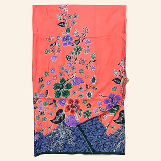 ผ้าถุง ปาเต๊ะ บาติก batik sarong กว้าง 2 ม. ยาว 1.15 ม. ซับน้ำดี สีไม่ตก ไม่ลื่น เย็บเรียบร้อย V.1 W01