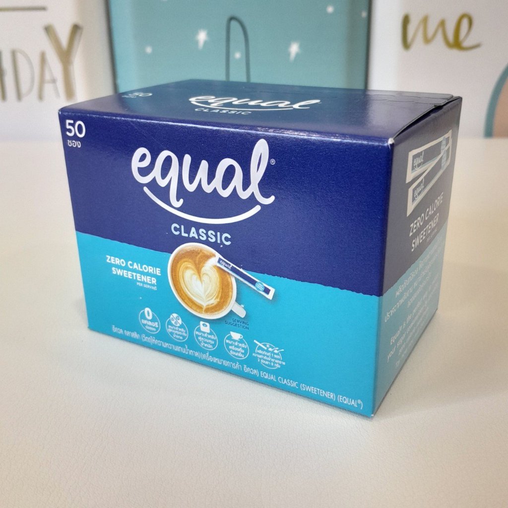 Equal อิควล ผลิตภัณฑ์ให้ความหวานแทนน้ำตาล 50 ซอง equal