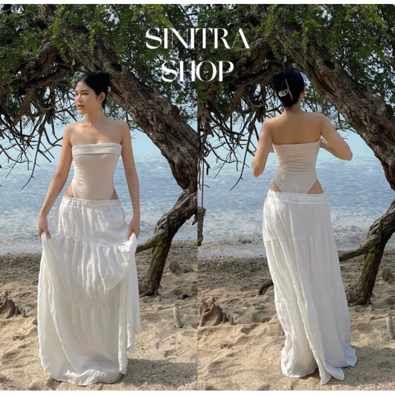 ร้าน sinitra shop กระโปรงผ้าฝ้ายผสม