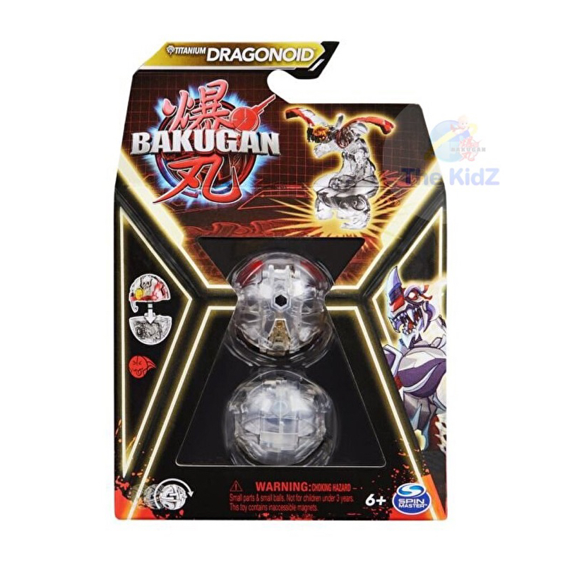 New 2023 Bakugan - Gen 3 - Diamond Titanium Dragonoid Single Pack Chase