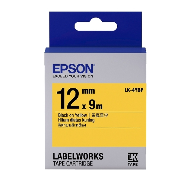 STATIONERY & SUPPLIES EPSON TAPE LK-4YBP  อักษรดำพื้นเหลือง
