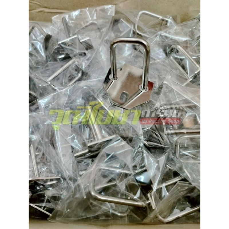 หูเบาะสั้น งานสแตนเลส ปัดเงาสวยๆ ใส่นูโว nouvo mx,my ใส่เพื่อให้เบาะปิดได้เรียบสนิทมากยิ่งขึ้น🔥