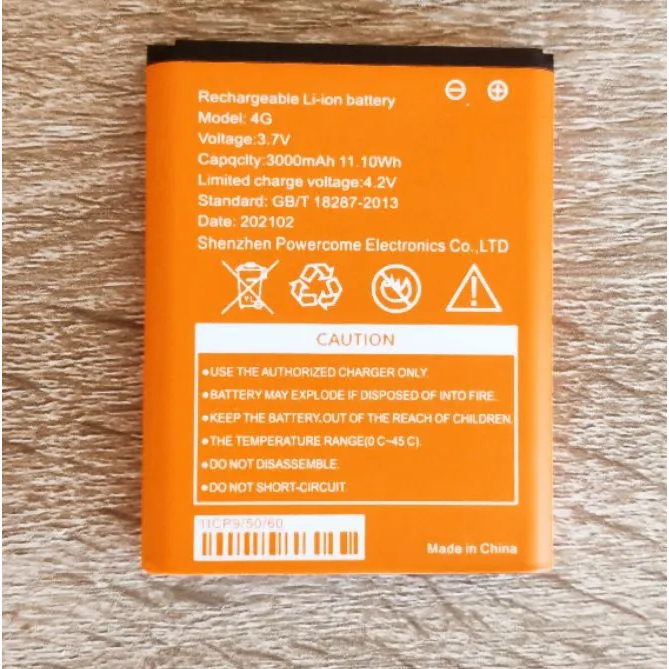AIS 4G High Speed Pocket WiFi Battery (RUIO Growfield D523) Pocket WiFi D523 D623 D921Battery 3000mAh จัดส่งในกรุงเทพฯ