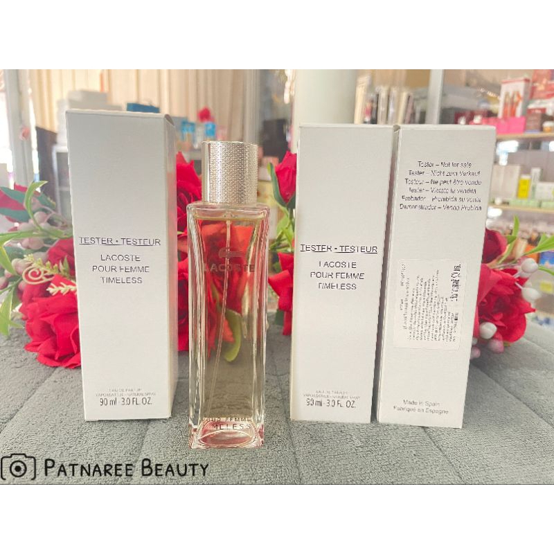 น้ำหอม ป้ายไทย ลาคอส LACOSTE Pour Femme Timeless 90ml