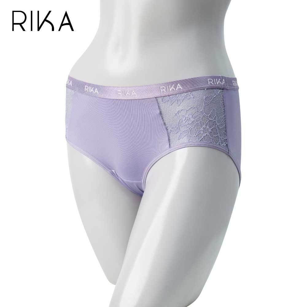 RIKA กางเกงชั้นในทรง Boy Leg แต่งลูกไม้ ขอบเอวยางทอลายRIKA รุ่น EN2015
